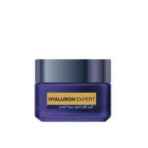 لوريال باريس كريم ترطيب ليلي هيالورونيك ريبلومبينغ 50 مل | L'OREAL PARIS Hyaluronic Expert Night